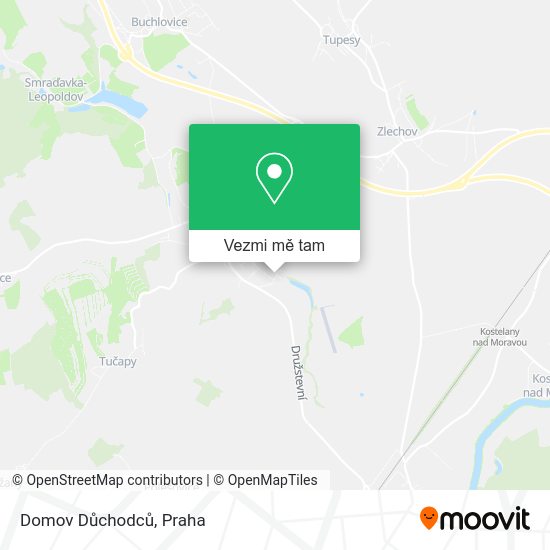 Domov Důchodců mapa