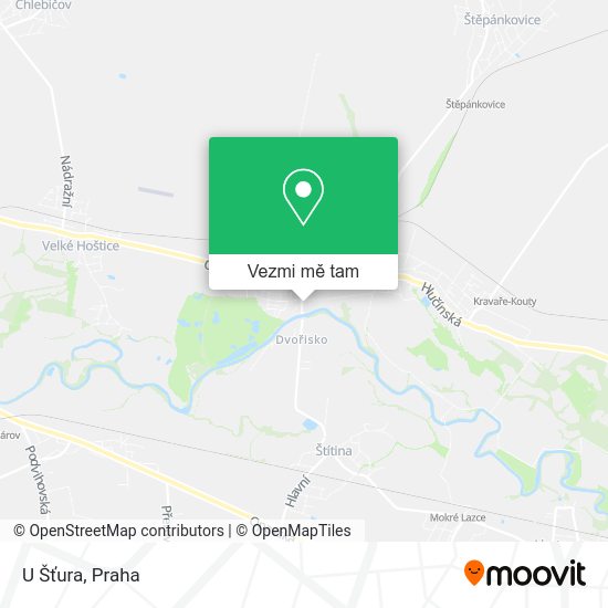 U Šťura mapa