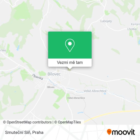 Smuteční Síň mapa