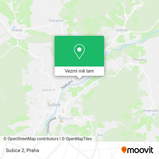 Sušice 2 mapa