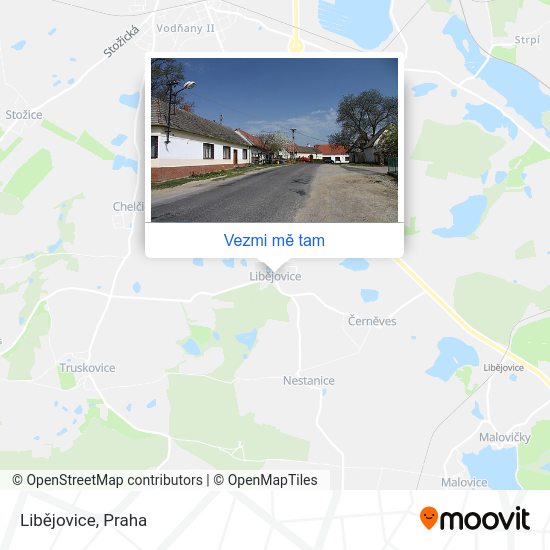 Libějovice mapa
