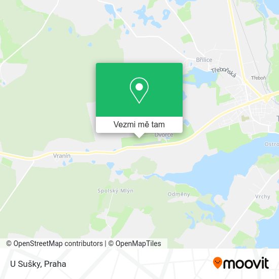 U Sušky mapa