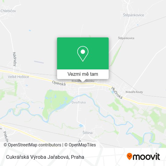 Cukrářská Výroba Jařabová mapa