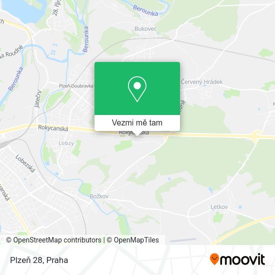 Plzeň 28 mapa