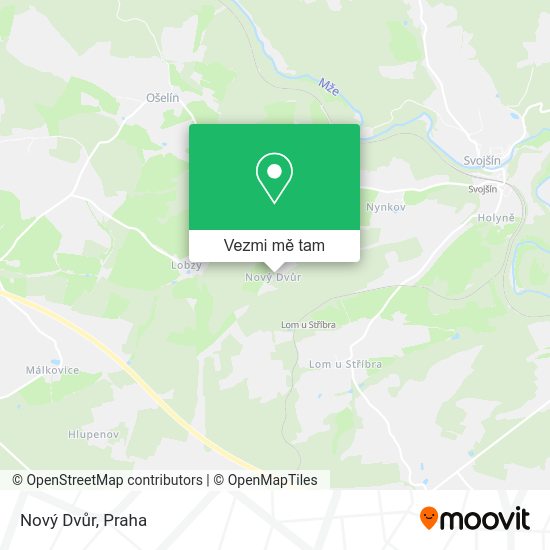 Nový Dvůr mapa