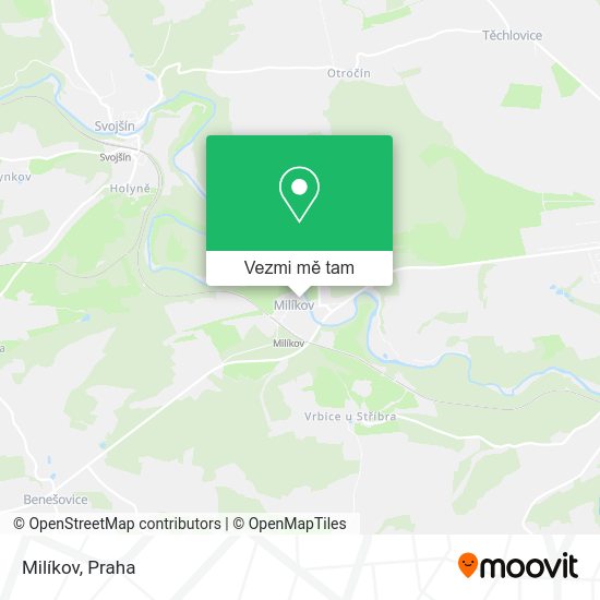 Milíkov mapa