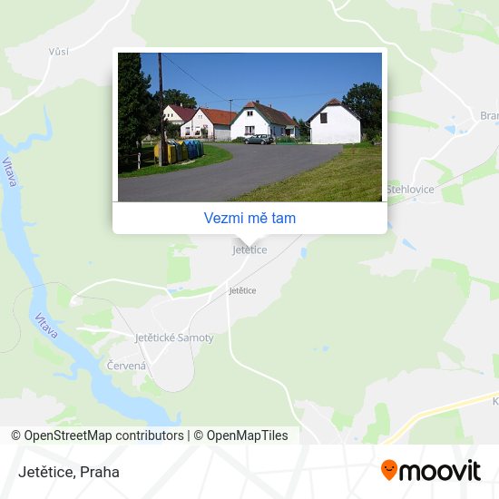 Jetětice mapa