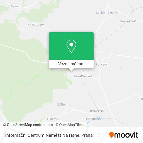 Informační Centrum Náměšť Na Hané mapa