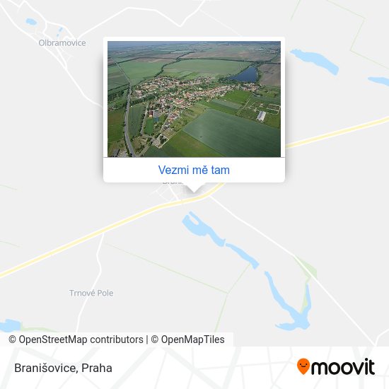 Branišovice mapa
