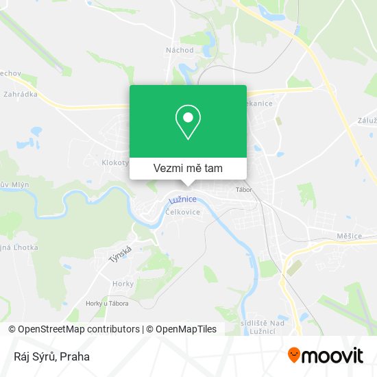 Ráj Sýrů mapa