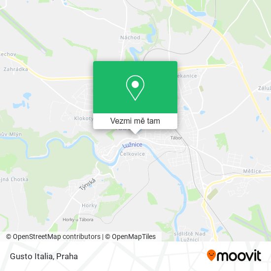 Gusto Italia mapa