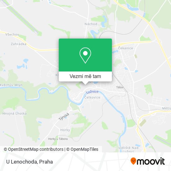 U Lenochoda mapa