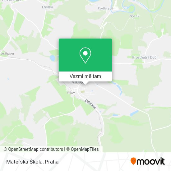 Mateřská Škola mapa