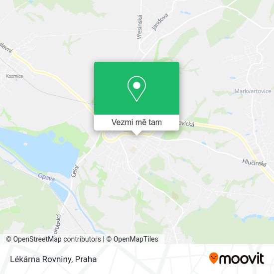 Lékárna Rovniny mapa