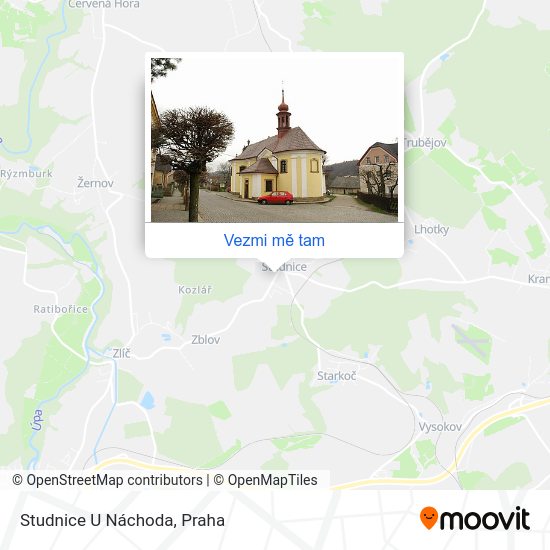 Studnice U Náchoda mapa