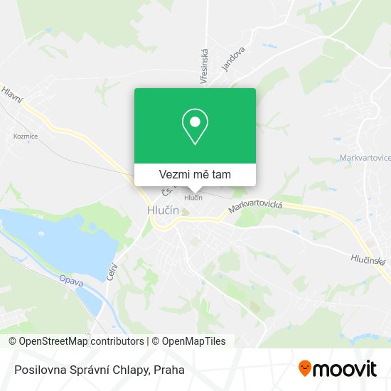 Posilovna Správní Chlapy mapa
