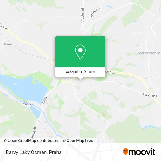 Barvy Laky Osman mapa