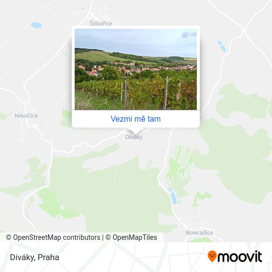Diváky mapa
