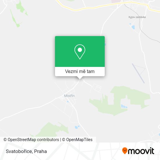 Svatobořice mapa