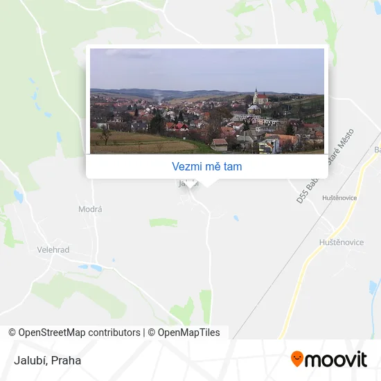 Jalubí mapa