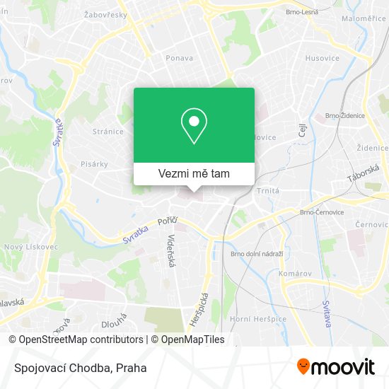 Spojovací Chodba mapa