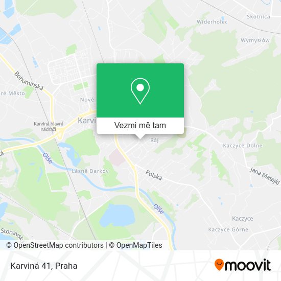 Karviná 41 mapa