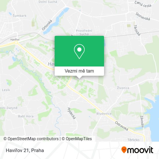 Havířov 21 mapa