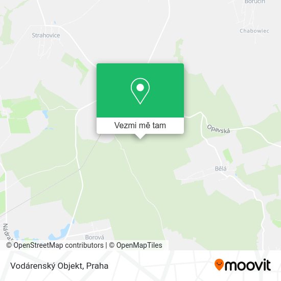 Vodárenský Objekt mapa