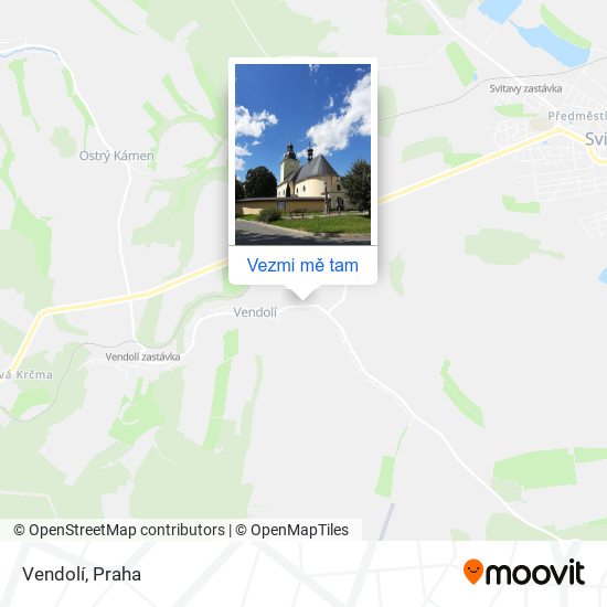 Vendolí mapa