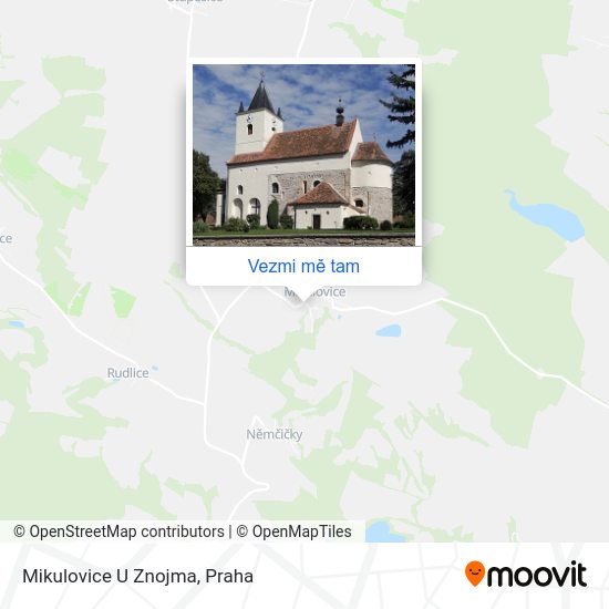 Mikulovice U Znojma mapa