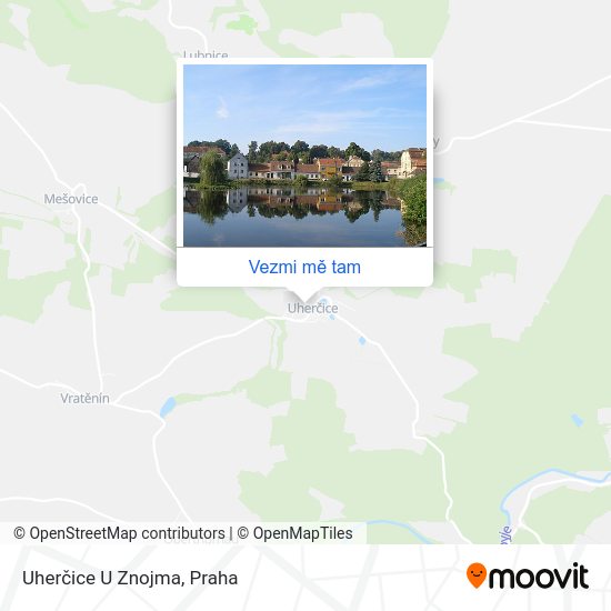 Uherčice U Znojma mapa