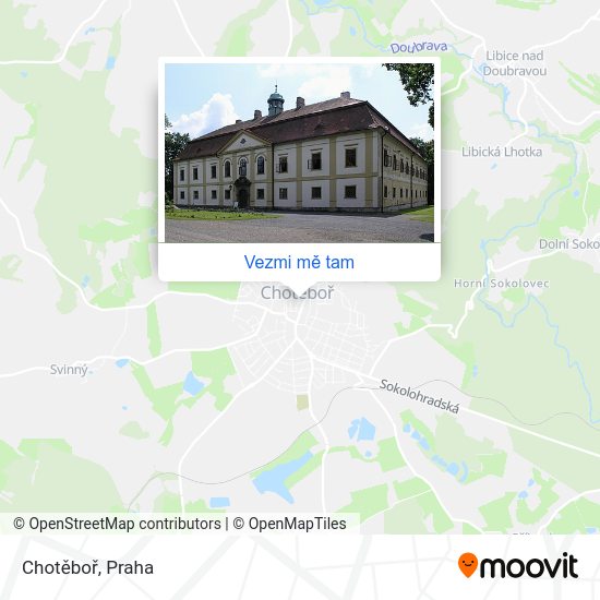 Chotěboř mapa