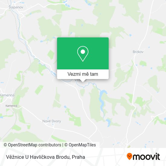Věžnice U Havlíčkova Brodu mapa