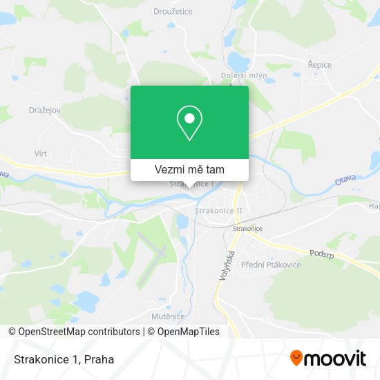 Strakonice 1 mapa