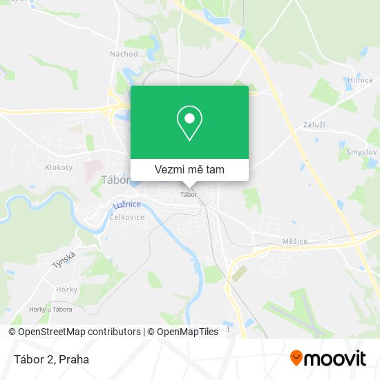 Tábor 2 mapa