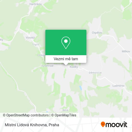 Místní Lidová Knihovna mapa