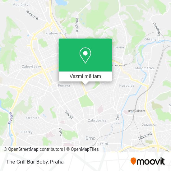 The Grill Bar Boby mapa
