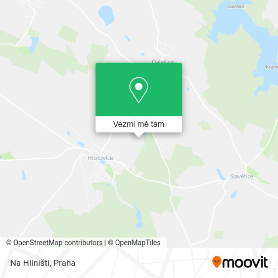 Na Hlíništi mapa