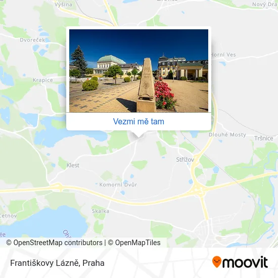 Františkovy Lázně mapa