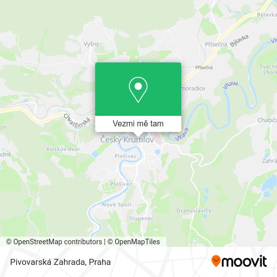 Pivovarská Zahrada mapa