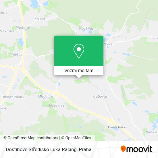 Dostihové Středisko Luka Racing mapa