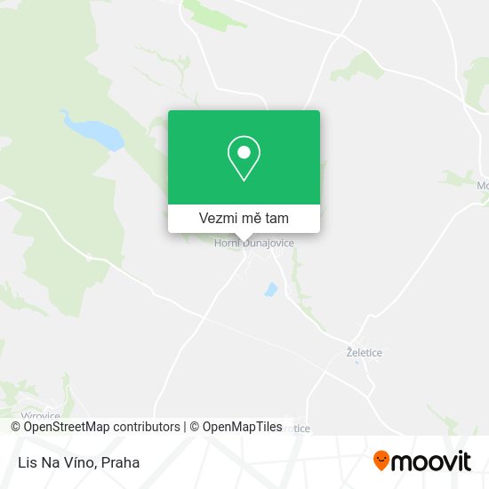 Lis Na Víno mapa