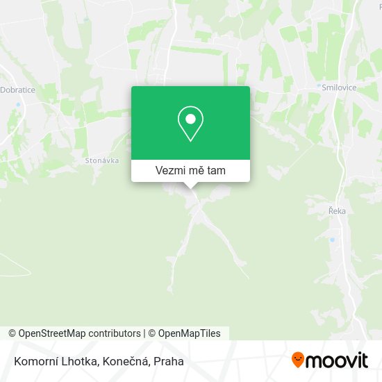 Komorní Lhotka, Konečná mapa