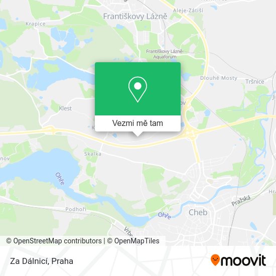 Za Dálnicí mapa