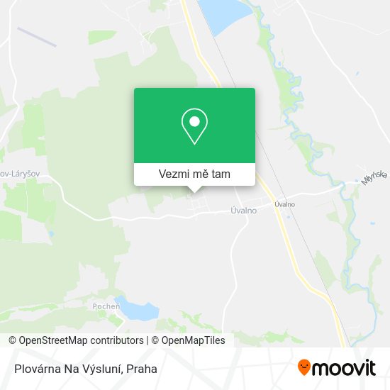 Plovárna Na Výsluní mapa