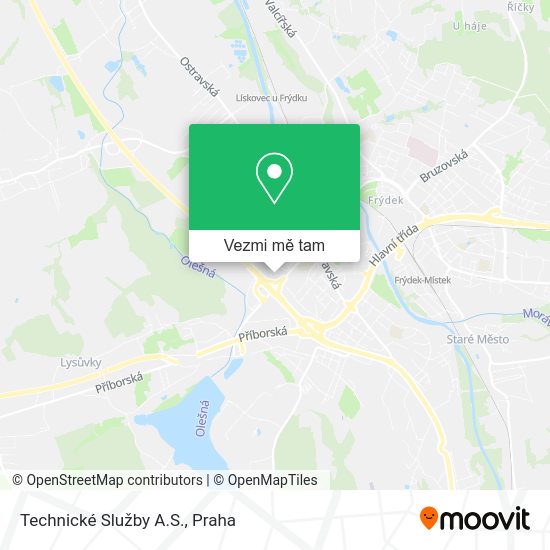 Technické Služby A.S. mapa