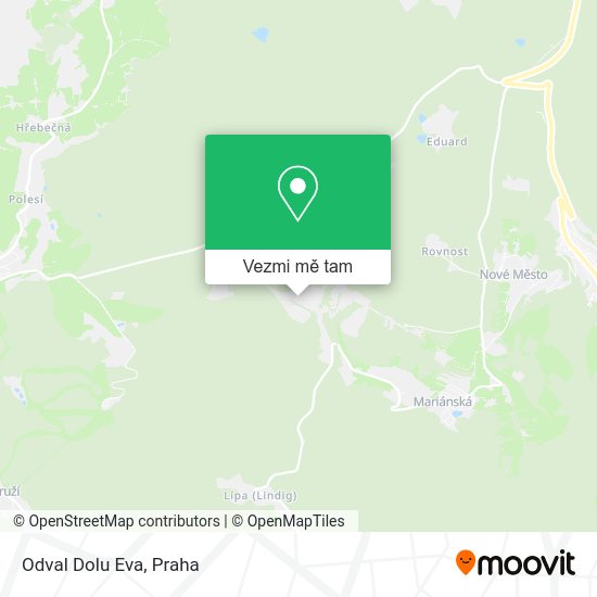Odval Dolu Eva mapa