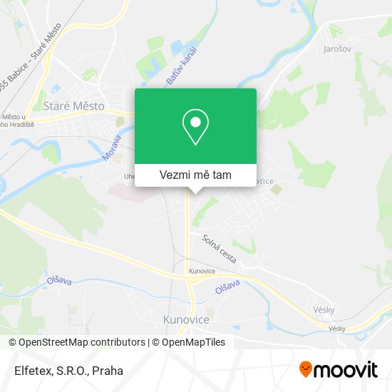Elfetex, S.R.O. mapa