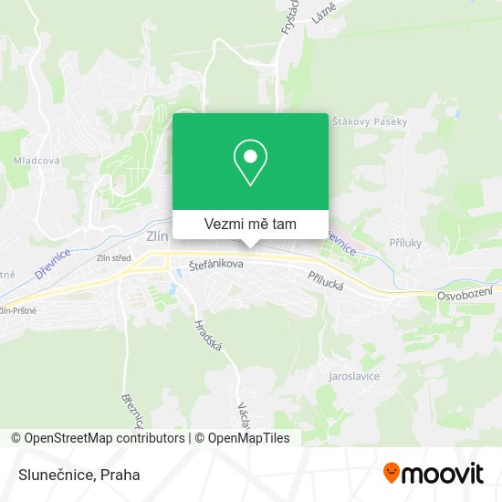 Slunečnice mapa