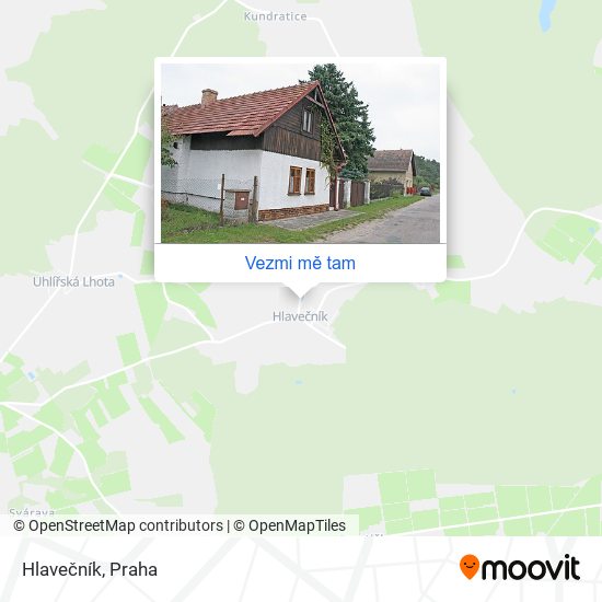 Hlavečník mapa